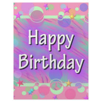 Happy Birthday letterhead by JustParties Happy Birthday letterhead
