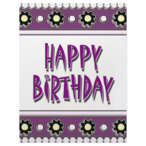 Happy Birthday letterhead by JustParties Happy Birthday letterhead