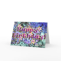 Happy Birthday lily card by SusanJoyClark Happy Birthday lily card