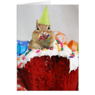 Chipmunk Birthday Cards | Zazzle