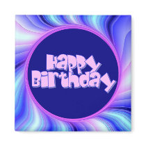 Happy Birthday magnets by dndartstudio Happy Birthday magnets