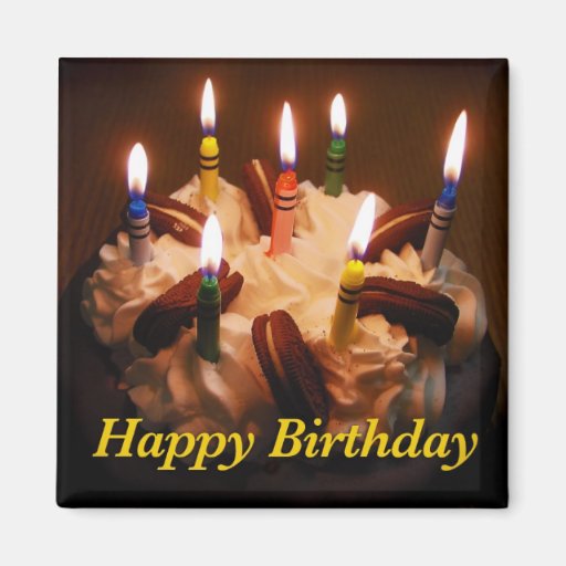 Happy Birthday Magnet | Zazzle