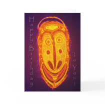 Happy Birthday Mask cards