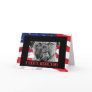 Happy Birthday Military Soldier U.S. Flag and Pug Cards