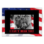 Happy Birthday Military Soldier U.S. Flag and Pug Cards