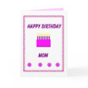 Happy Birthday Mom cards
