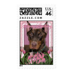 Happy Birthday Mom - Doberman - Rocky Stamps