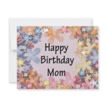 Happy Birthday Mom invitations by JustParties Happy Birthday Mom invitations