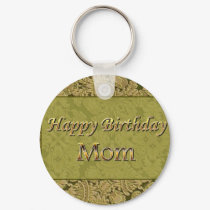 Happy Birthday Mom keychains by JustParties Happy Birthday Mom keychains