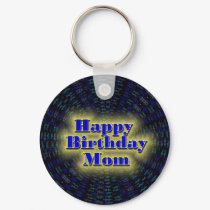 Happy Birthday Mom keychains by JustParties Happy Birthday Mom keychains
