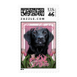 Happy Birthday Mom - Labrador - Black - Gage Stamp