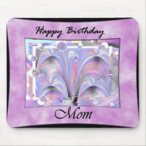 Happy Birthday Mom mousepads by JustParties Happy Birthday Mom mousepads