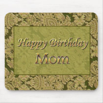 Happy Birthday Mom mousepads by JustParties Happy Birthday Mom mousepads