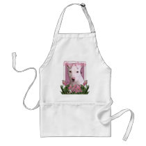 Happy Birthday Mom - Pitbull Puppy - Petey Apron