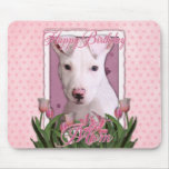 Happy Birthday Mom - Pitbull Puppy - Petey mousepads