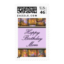 Happy Birthday Mom postage by JustParties Happy Birthday Mom postage