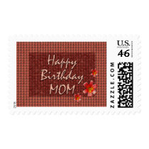 Happy Birthday Mom postage by JustParties Happy Birthday Mom postage