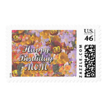 Happy Birthday Mom postage by JustParties Happy Birthday Mom postage