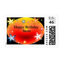 Happy Birthday Mom postage by JustParties Happy Birthday Mom postage
