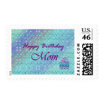 Happy Birthday Mom postage by JustParties Happy Birthday Mom postage
