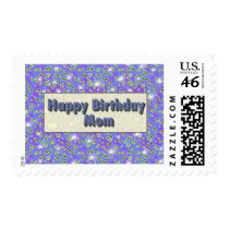 Happy Birthday Mom postage by JustParties Happy Birthday Mom postage