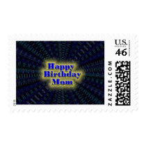 Happy Birthday Mom postage by JustParties Happy Birthday Mom postage