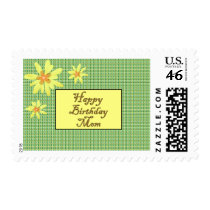 Happy Birthday Mom postage by JustParties Happy Birthday Mom postage