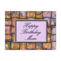Happy Birthday Mom postcards