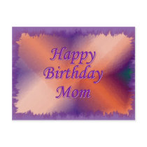 Happy Birthday Mom postcards