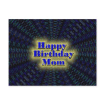 Happy Birthday Mom postcards