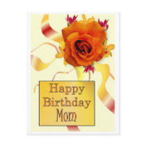 Happy Birthday Mom postcards