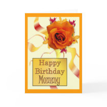 Happy Birthday Mommy Greeting Card