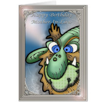 Happy Birthday Mother-In-Law Humorous Cards