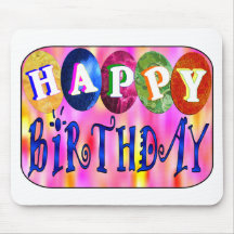 Happy Birthday Mouse Pads
