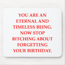 happy birthday mouse pad