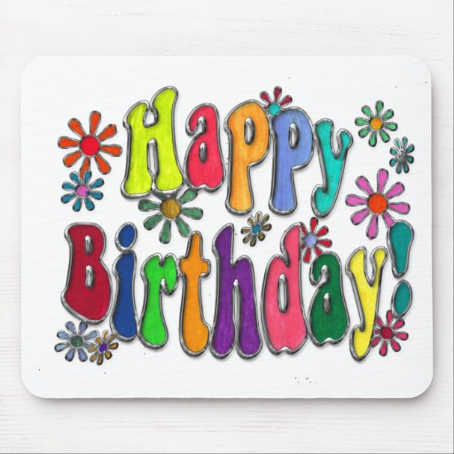 Happy Birthday Mousepads