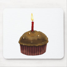 Happy Birthday Muffin Mousepads