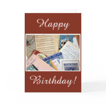 Happy Birthday Music cards