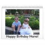 Happy Birthday Nana! Wall Calendar