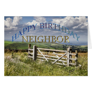 Happy Birthday Neighbor Greeting Cards | Zazzle