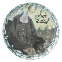 Happy BIrthday!  Newfoundland Dog Plate