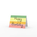 happy birthday notecard