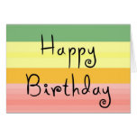 happy birthday notecard