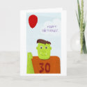 Happy Birthday Ogre (editable text) card