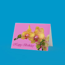 Happy Birthday - Orchid cards
