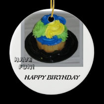 HAPPY BIRTHDAY ORNAMENT ornaments