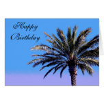 Happy Birthday Palm Tree cards