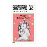 Happy Birthday Party Bunny Custom Stamps