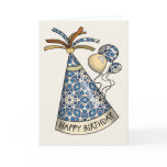 Happy Birthday Party Hats cards
