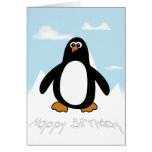 Happy Birthday Penguin Card